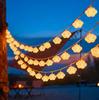 LED Solar String Lights: Outdoor Camping & Courtyard Tent Decor with Colored Bulb