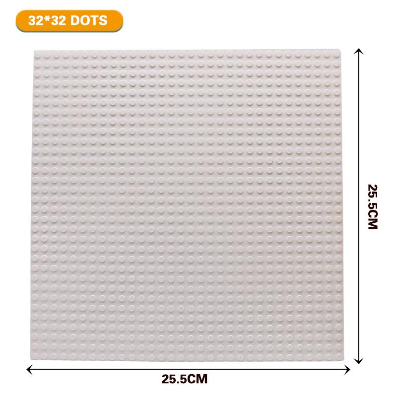 32x32 32x16 Dots Classic Base Plates MOC DIY Plastic Bricks Baseplates City Dimensions Building Blocks Figures Construction Toys