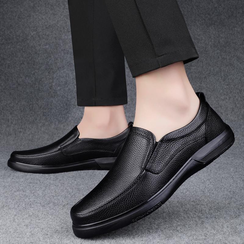 High Quality Man Breathable Drive Flat High Quality Men's Classic Loafer Genuine Leather Mens Loafers Slip-on Men Wedding Shoes