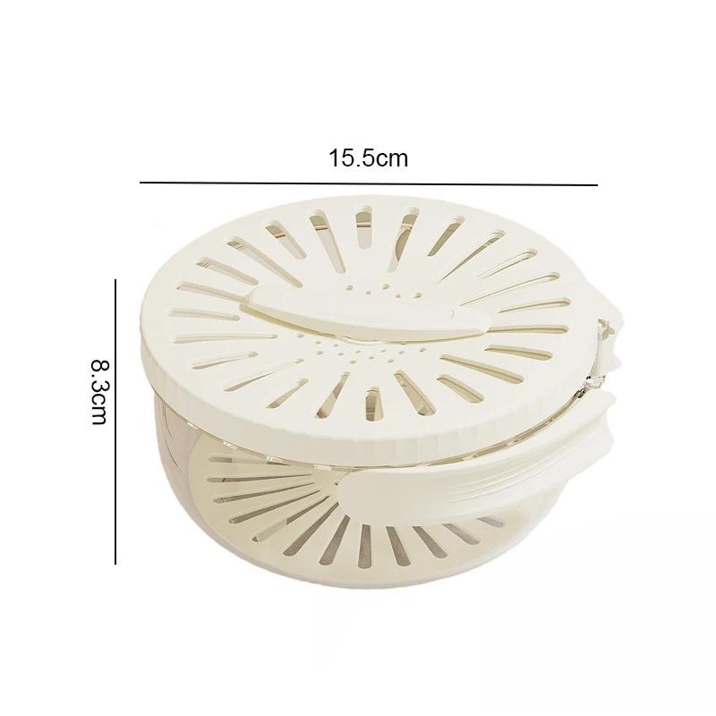 Plastic Fruit Drain Basket Kitchen Organizer Fruit Rice Washing Drain Basket Refrigerator Storage Box Food Storage Container