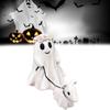 Halloween Ghost Walking Dog Statue Funny Ghost Walking His Ghost Dog Halloween Ghost Dog Statues Halloween Tabletop Decoration