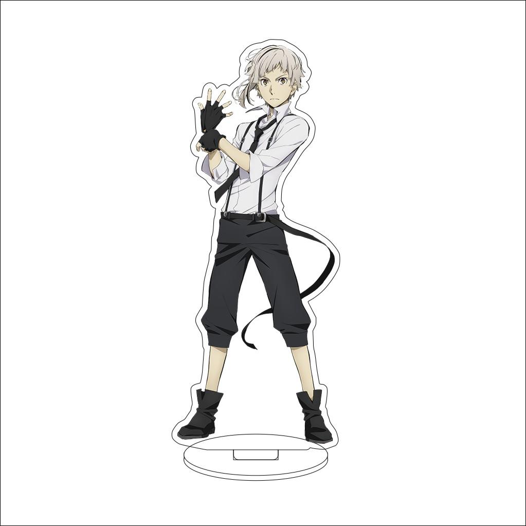 16CM Anime Cosplay Acrylic Stand Ornaments Edogawa Rampo Kunikida Doppo Dazai Osamu Figure Stand Halloween Christmas Gifts