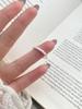 Korean Style Matte Star Sterling Silver Ring - Women's Versatile Stacking Fashion