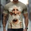 Funny Cartoon Character 3D Print Men's T Shirt Casual O-neck Loose Short Sleeve Tops Hip Hop Trend Street Tees Summer T-shirts