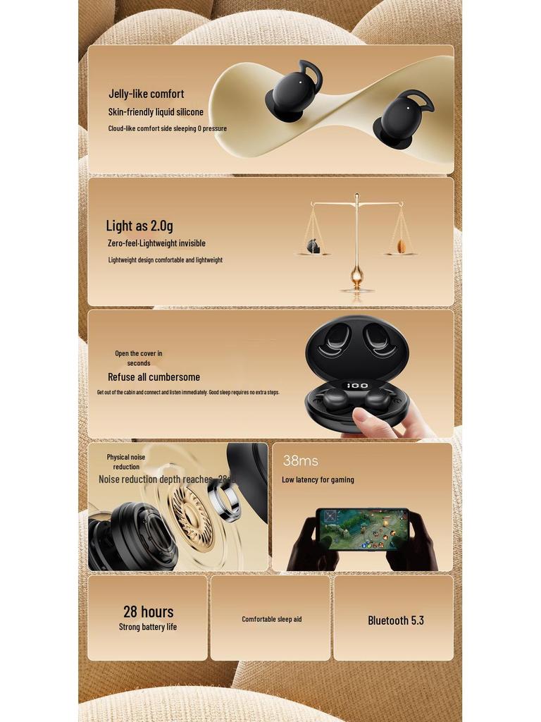 High-Quality Noise Reduction Wireless Earbuds with Long Battery Life