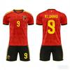 Maglia da calcio casalinga del Belgio Euro N.. 7 10 Lukaku 25 Set Maglie Multi-Library