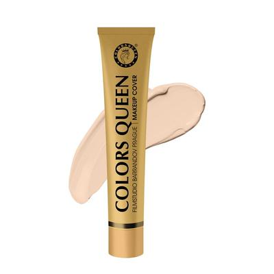 Colors Queen Film Studio Makeup Cover Foundation with SPF-30 | Lightweight Texture, Long Lasting Waterproof Foundation | Full Coverage, Hypoallerge