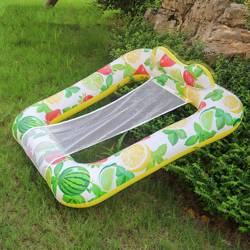 Adult Inflatable Water Thickened Mesh Floating Swimming Circle Water Toy