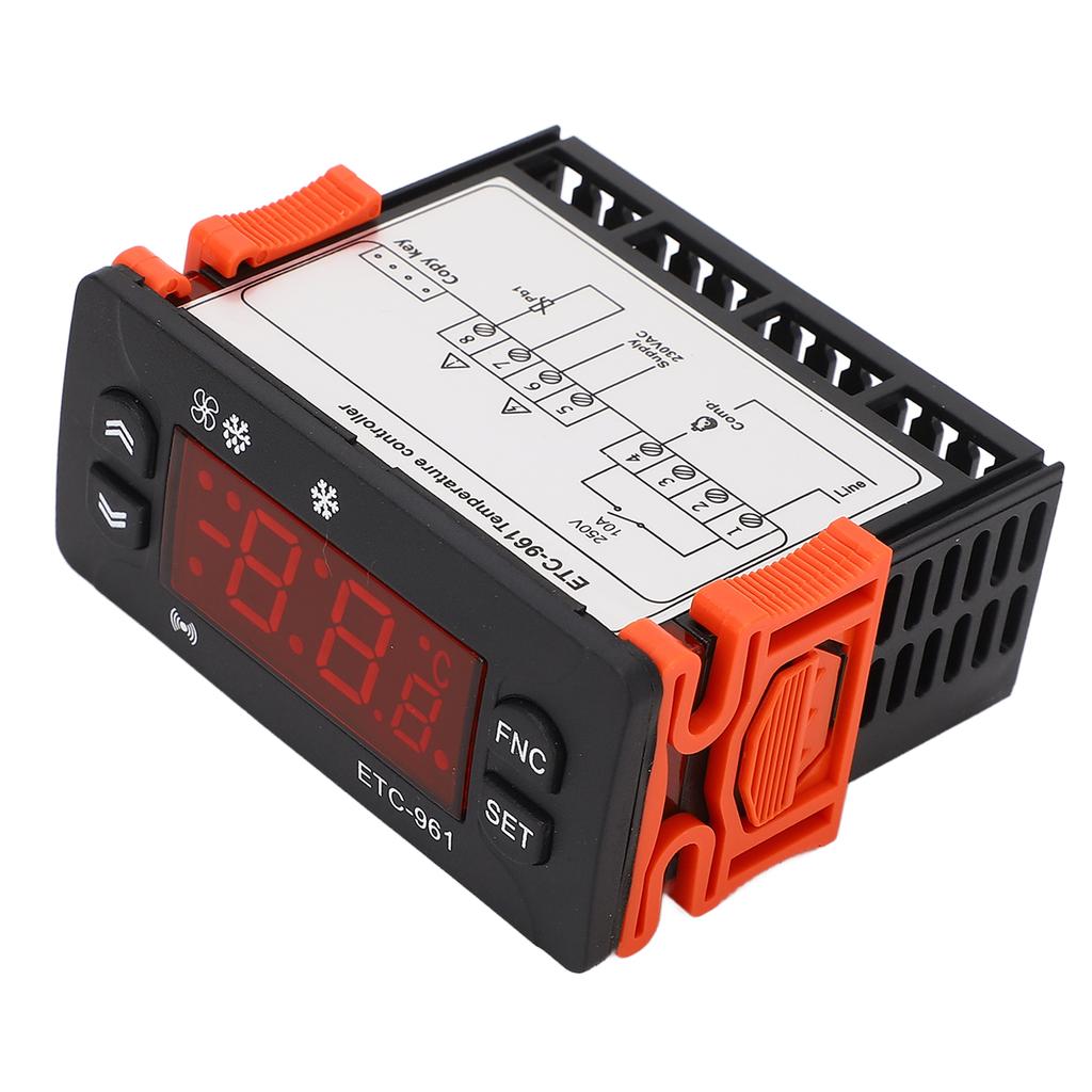 Freezer Temperature Controller Digital External Fahrenheit Celsius Switchable Refrigeration