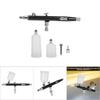 AR131 Lackierspritzpistole Kunst Airbrush Werkzeug DIY Farbspritzgerät Pneumatische Spritzpistole Schwarz
