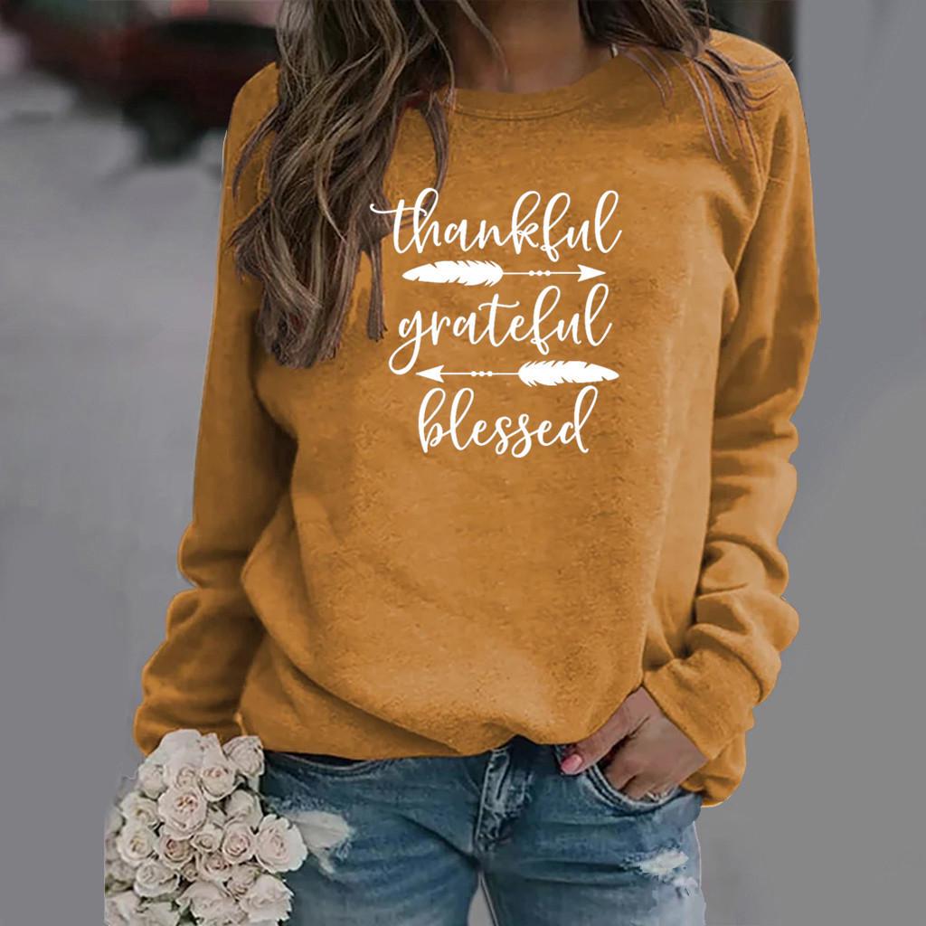 2026 Women's English Letter Pattern Round Neck Hoodie
