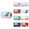 Weihnachts-Rollenpapieretikett, Weihnachtsfeier-Dekorationsaufkleber