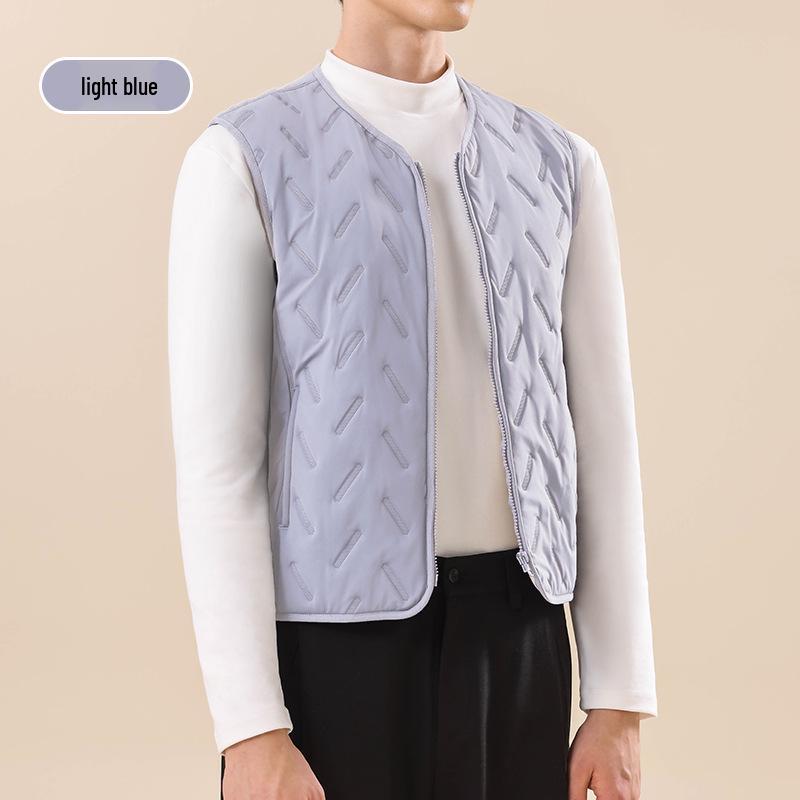 Unisex Väst i Ull och Fleecefoder: Vindtät, Varm och Trendig för Höst & Vinter