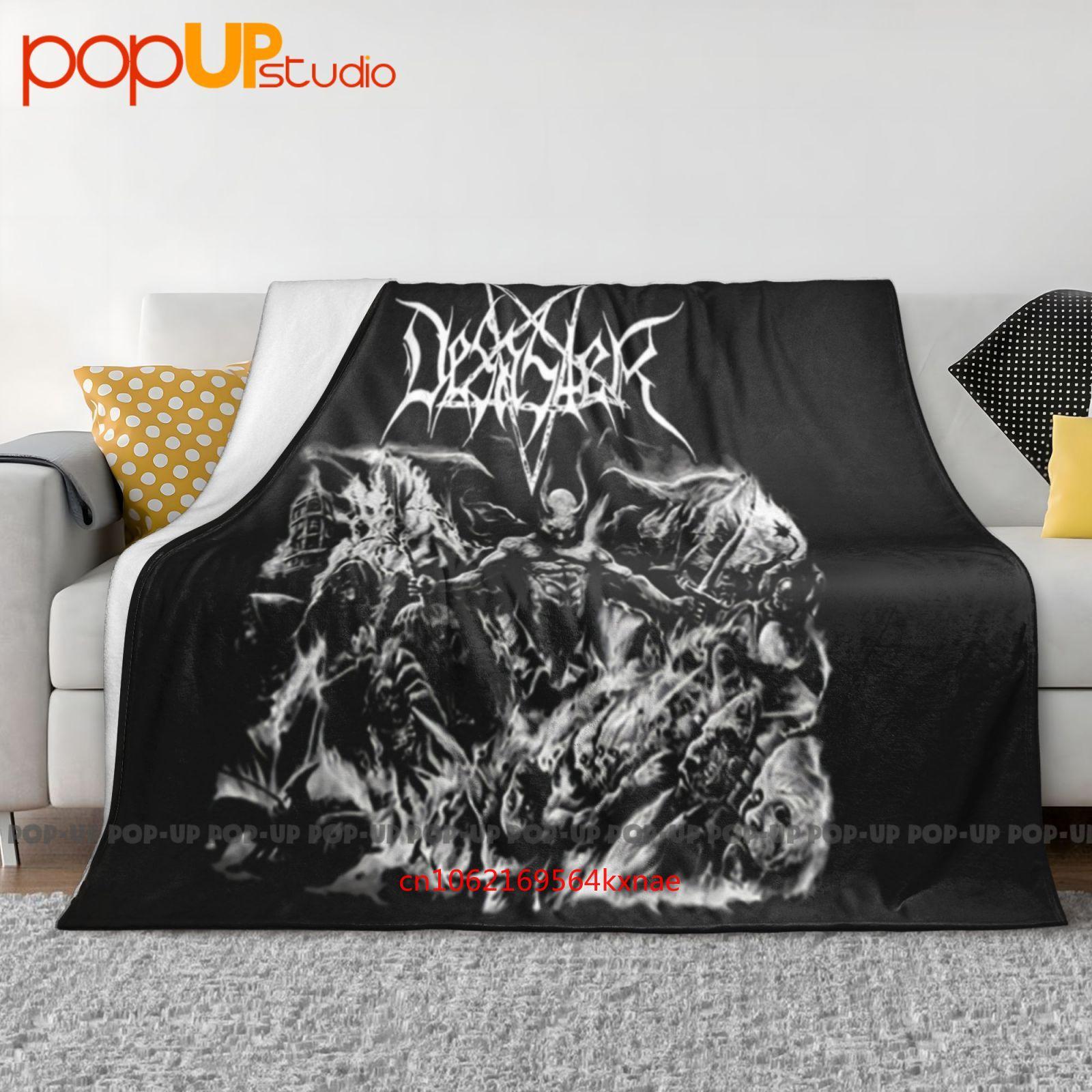 

Desaster 666 Satans Soldiers Syndicate Destroyer Cruel Force Nifelheim Ultra-Soft Blanket Quilt Winter Sofa Cover Bed Covers 30x40in
