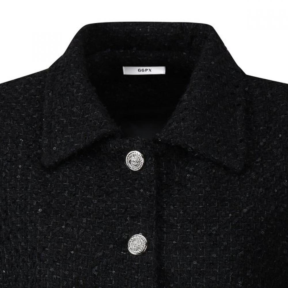 Ggpx New York Waist String Tweed Vest Gq4vt007f