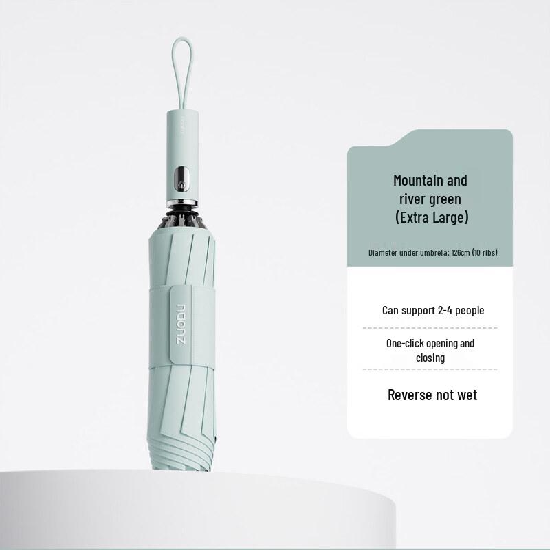 ZUODU 27-inch Full Automatic Reverse Umbrella