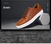 Herren Freizeit-Board-Schuhe aus geprägtem Rindsleder - Retro & Große Größen für Frühling und Herbst