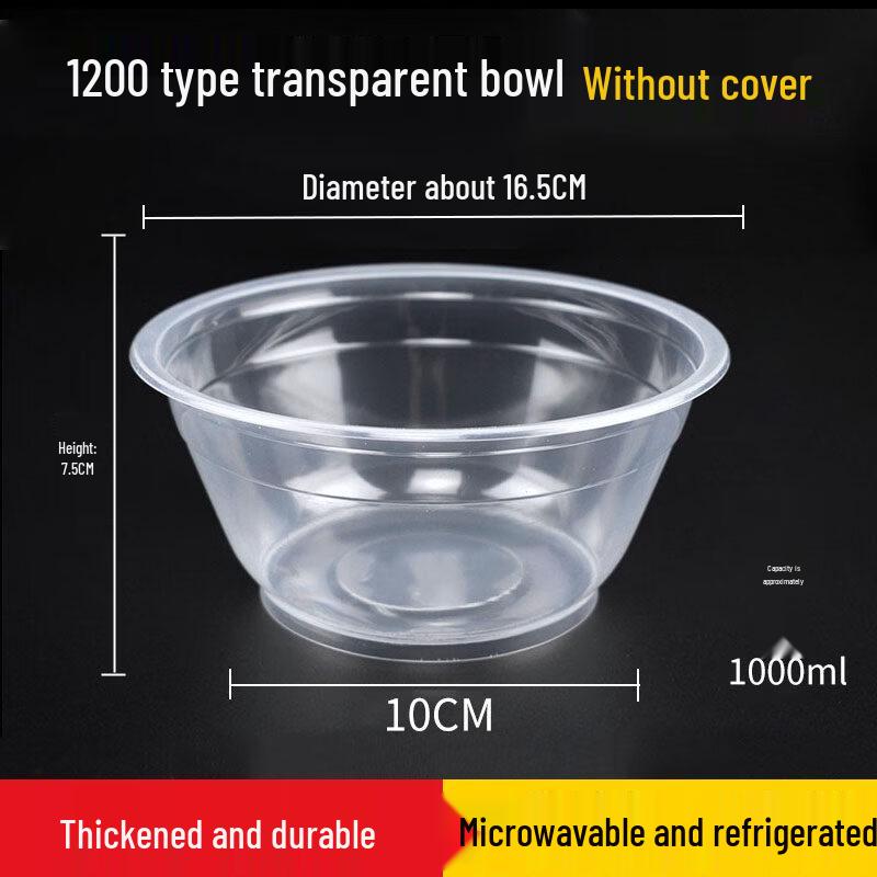 Biaoxing Disposable Plastic Bowl with Lid