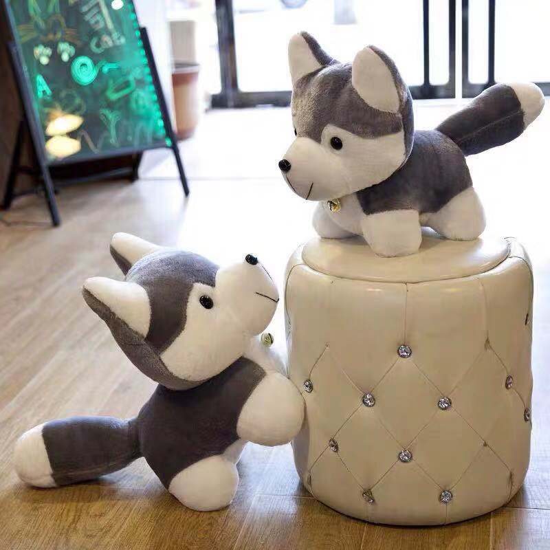 New Dog Plush Toy Small Cute Husky Pillow Children's Birthday Gift Simulation Two Haha