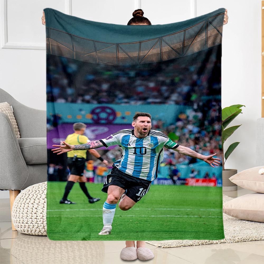 Messi 289 Blanket Ultra-Soft Perfect for Office Sofa Bed All-Season Use Modern Ideal Gift For Birthday Valentine'S Day