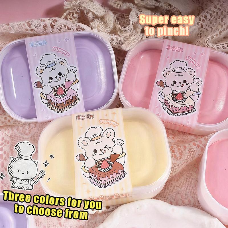 Squishy Simulation Cake Box Squeeze Toys Sticky Stress Relief Sensory Fidget Toys For Adults Anti Anxiety