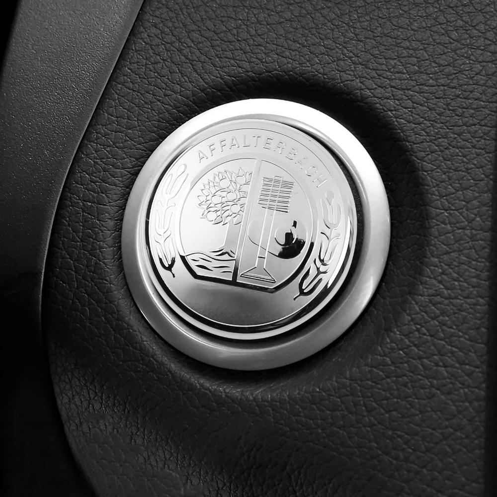 1pc 3D AMG Badge Engine Car Start Stop Button Cover Emblem Sticker for Benz GLA CLA GLE W176 W246 W166 C117 X156 R172 W212 W205