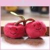 Cherry Plush Keychain Backpack Charm Soft Stuffed Toy Gift For Kids Teens
