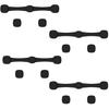 4PCS/SETAir Fryer Magnet Silicone Buckle for Holding Down Air Fryer Parchment Paper Lock Disposable Liners Prevent Paper To Burn