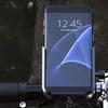Aluminum Motorcycle Phone Holder 360 Degree Rotatable Phone Stand not Slip Designs Easy Installation for Secure Grip