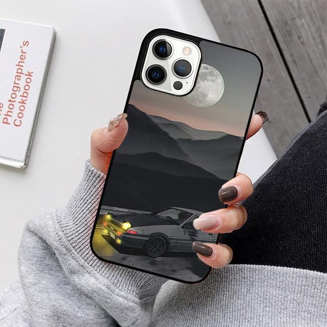 Initial D Mobile Phone Cases Cover For iPhone 17 Air 16e 15 14 12 13 11 Pro MAX apple Plus Coque