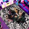 Demon Slayer Print Rug, Washable Floor Carpet, For Entryway Dorm Laundry Room Office Study, Home Decor Birthday Christmas Gift