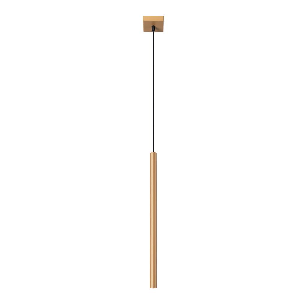 Lampa Wisząca Pastelo 1 G9 Złoty Sollux Sl.1170