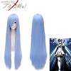 Esdeath Cosplay Wig 100cm Ice Blue Hair Natural Style European Brand