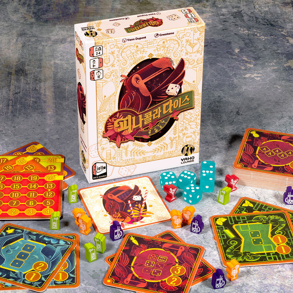 Pina Colada Dice Board Game - Strategy, Family, Brain Dice Game