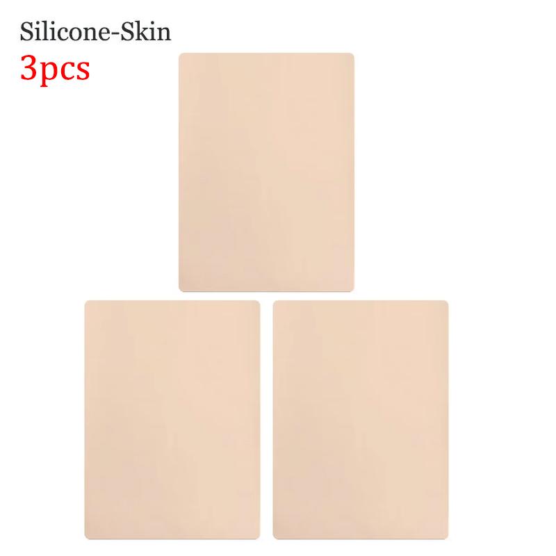 10/1Pcs Silicone Tattoo Practice Skin Blank Microblading Eyebrow Fake Skin Double-Sided for Permanent Tattoo Makeup Tools
