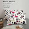 3pcs Cosmetic Makeup Bedding Sets 3D Printed Cosmetics Pattern Duvet Cover Sets With Pillowcases No Filling