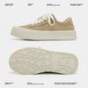 Spring and Summer New Niche Round Head Thick Sole Simple Cloth Shoes Light and Breathable Solid Color Canvas Shoes Cool
