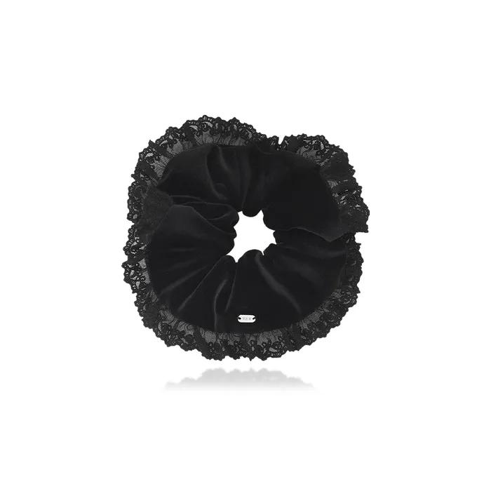 Rose Lace Velvet Scrunchie_VH2579HB004M