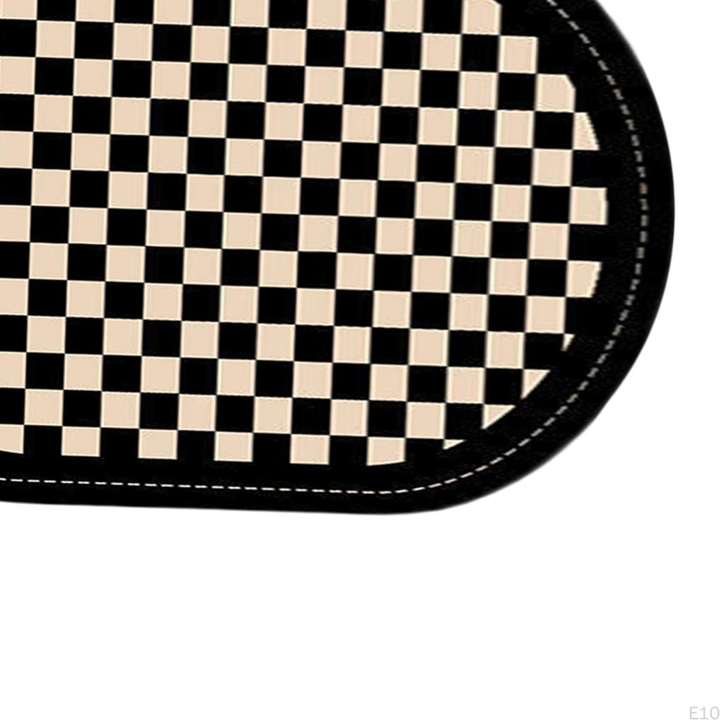 Bath Mat Rubber, Anti Slip Vintage Washable Area Rug, Decorative Carpet, Bathroom Rug for