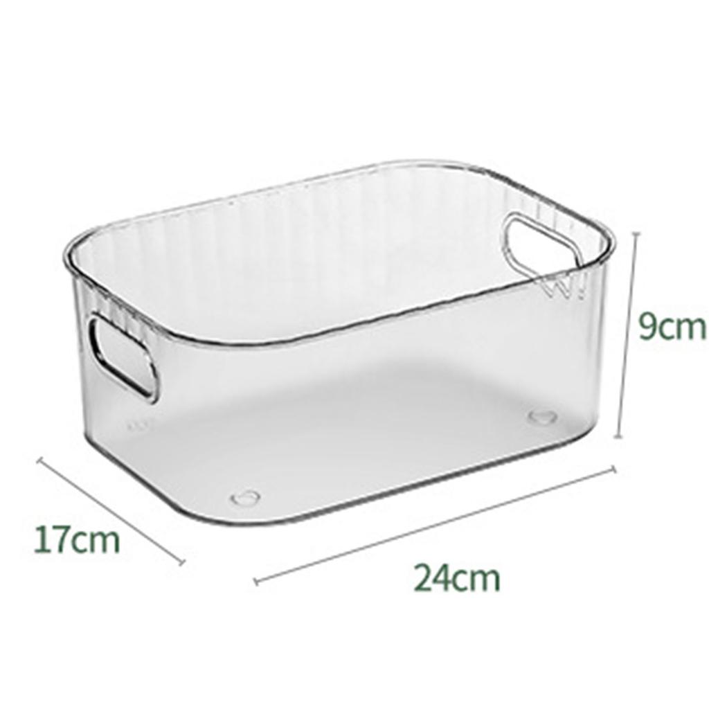 Desk Cosmetic Makeup Bathroom Vanity Storage Box Great for Cosmetics Skincare Lipsticks Nail Care