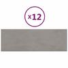 VidaXL Wall Panels 12 Pcs Light Grey 90x30 Cm Velvet 3.24 M² 343919