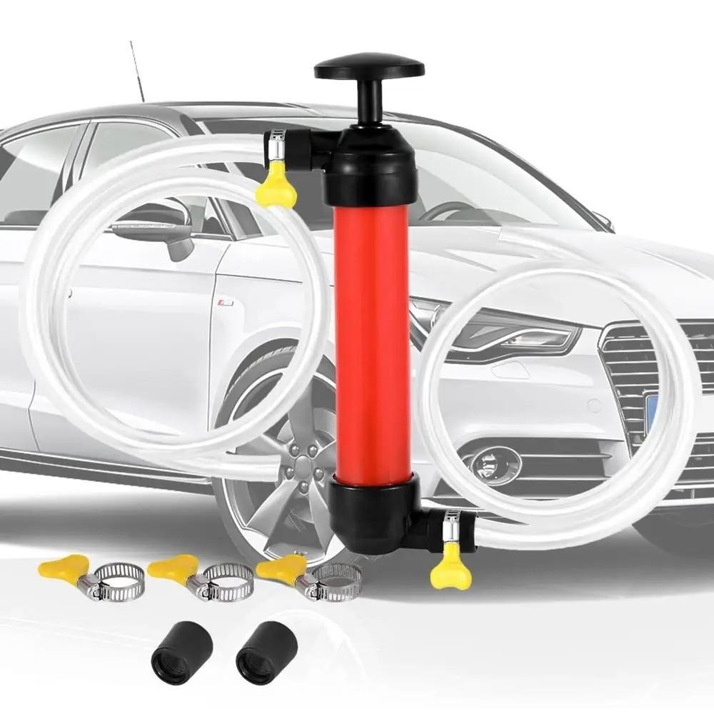 PVC Tube Manual Fuel Pump Air Pump Design Gas Siphon Hose Pump  Car Fuel Transfer