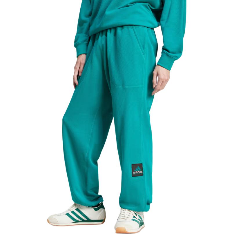 Adidas Equipment Series Ss25 Reflective Fashion Soft Tapered Casual Knitted Sports Pants Men pants Equipment-Green JP0356