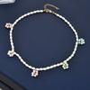 Fresh And Fashionable Sweet Flower Pearl Necklace Cute Girl Necklace Temperament Beaded Necklace