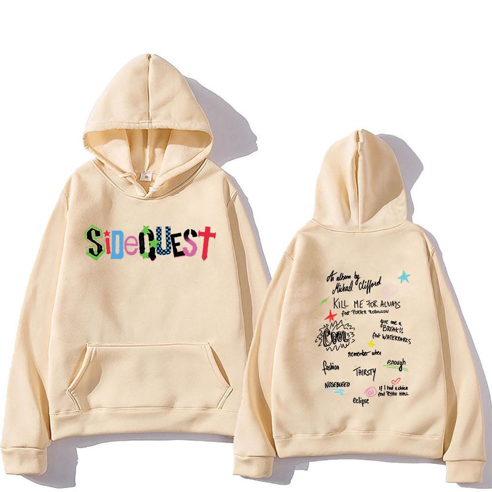 5 Seconds of Summer Michael Clifford Hoodie 2025 Album SIDEQUEST Herren/Damen Hoodies Harajuku Winterkleidung Pullover Sweatshirt