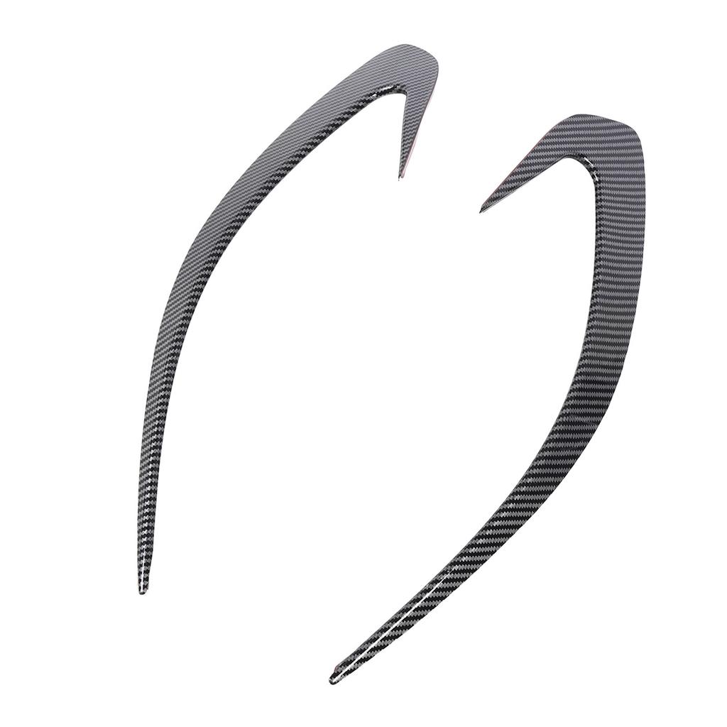 Rear Bumper Spoiler Air Vent Cover Sporty Style Exterior ABS Rear Side Splitter Air Vent Frame Trim Replacement Fo