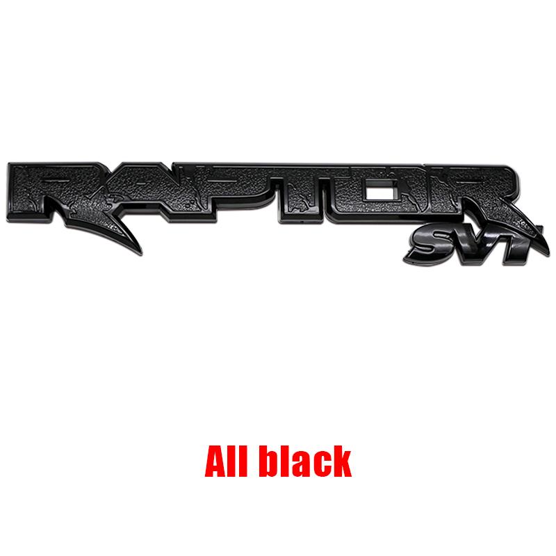 FMCL1 RAPTOR Emblem Sticker ABS 3D Car Sticker Plastic Logo Badge For Ford Fusion Focus Mk2 Fiesta Mk3 Mondeo Mk4 Ranger Kuga Mk7 Max