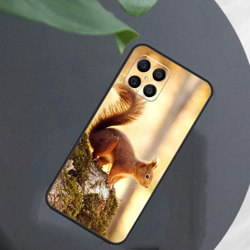 Squirrel Case For Honor Magic 8 7 5 6 Pro Cover For Honor 200 400 Lite 50 70 90 X8a X8b X9a X9b X9c