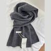 Sciarpa minimalista 100% lana pura da donna autunno inverno versatile tinta unita sottile scialle regalo avanzato per coppia sciarpa calda