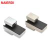 NAIERDI Zinc Alloy Adjustable Glass Clamps Glass Plated Brackets Chrome Alloy Shelf Holder Support Clamp Holder Glass Shelves